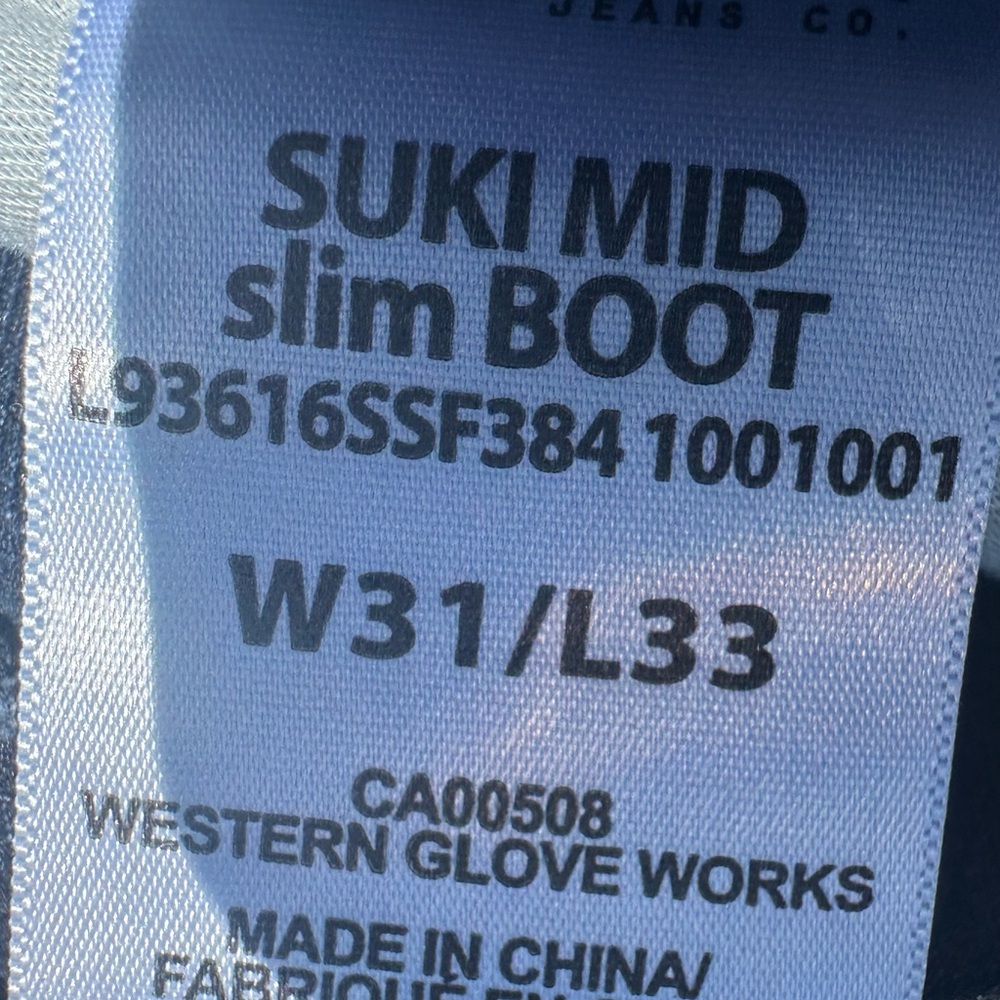 Silver Suki Mid Slim Boot Jeans